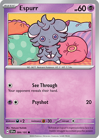 Espurr - 084/191 (SSP) Common - Near Mint