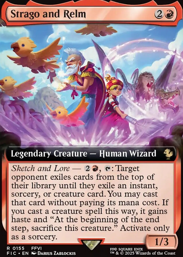 Strago and Relm [ #0155 Extended Art ] (FIC-R)