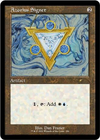 Azorius Signet [#286 Old-Frame] (SLD-R)