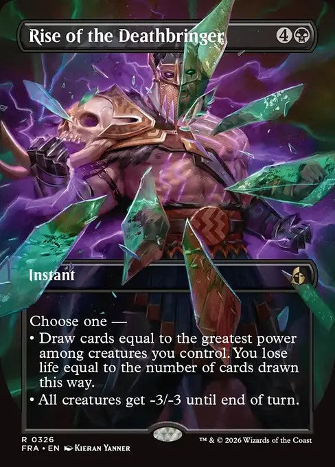 Rise of the Deathbringer [ #0326 Borderless Shattered Mirror ] (FRA-R)