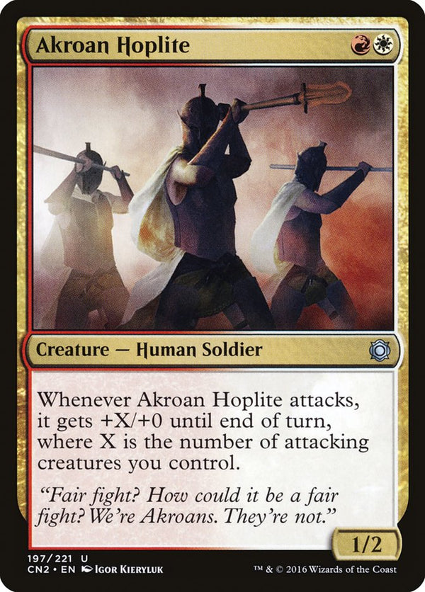 Akroan Hoplite (CN2-U-FOIL)