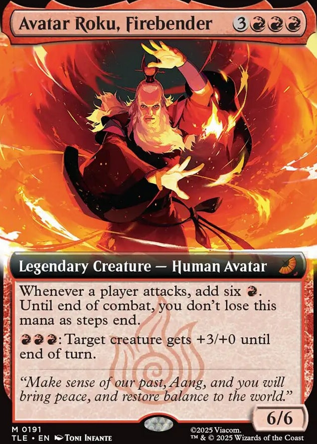 Avatar Roku, Firebender [ #0191 Extended Art ] (TLE-M)
