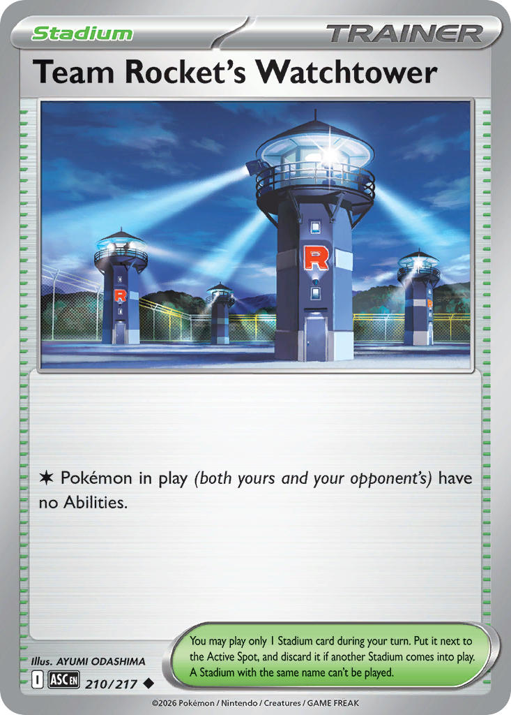 Team Rocket's Watchtower - 210/217 (ASC) Uncommon