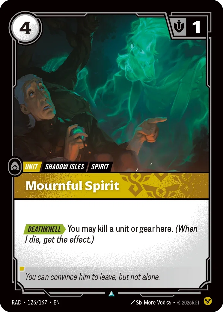 Mournful Spirit - 126/167 (RAD) Uncommon