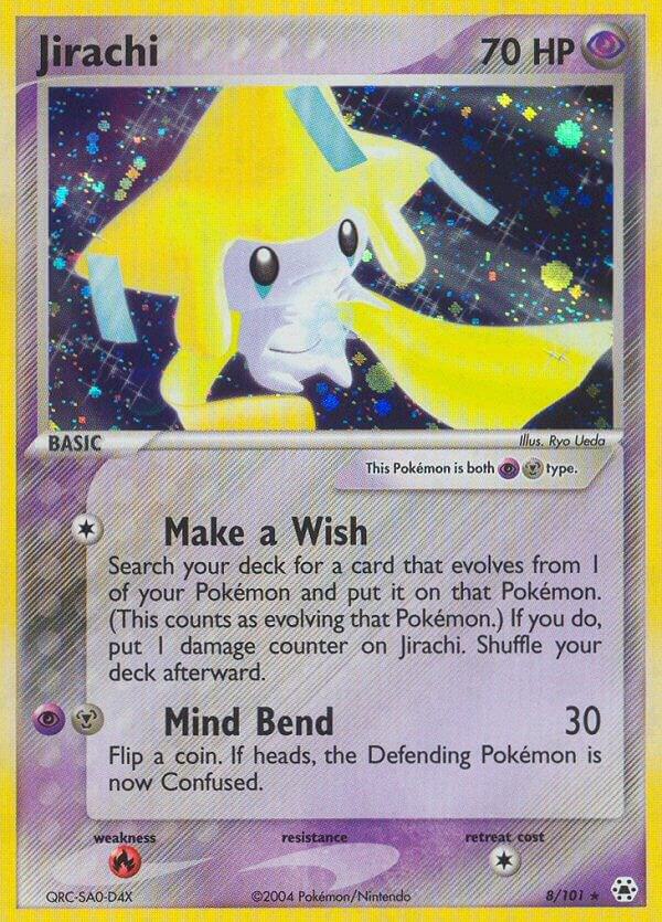 Jirachi - 8/101 (HL) Holofoil Rare - Heavy Play