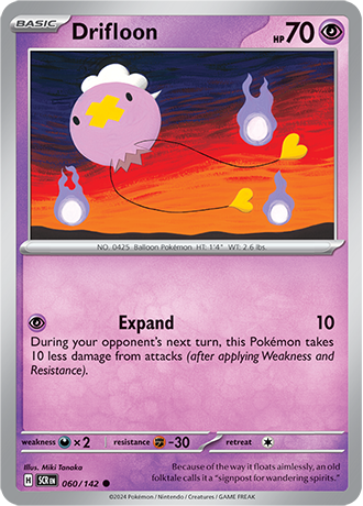 Drifloon - 060/142 (SCR) Common - Near Mint