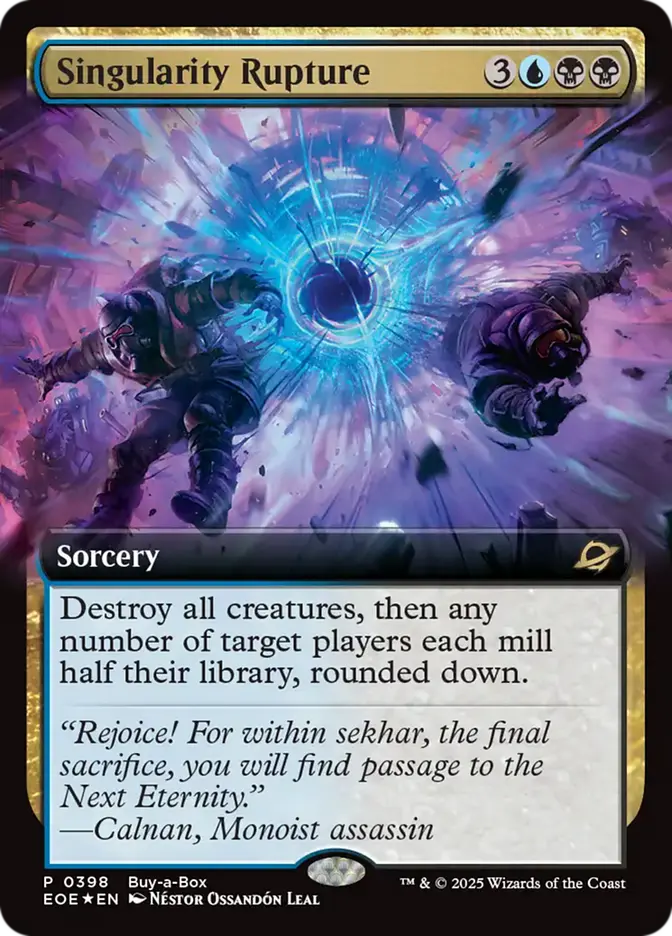 Singularity Rupture [ #0398 Buy-a-Box Promo] (EOE-R) Foil Near Mint