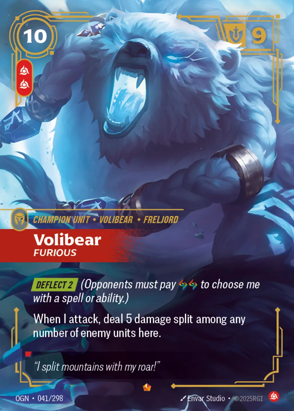Volibear - Furious - 041/298 (OGN) Epic