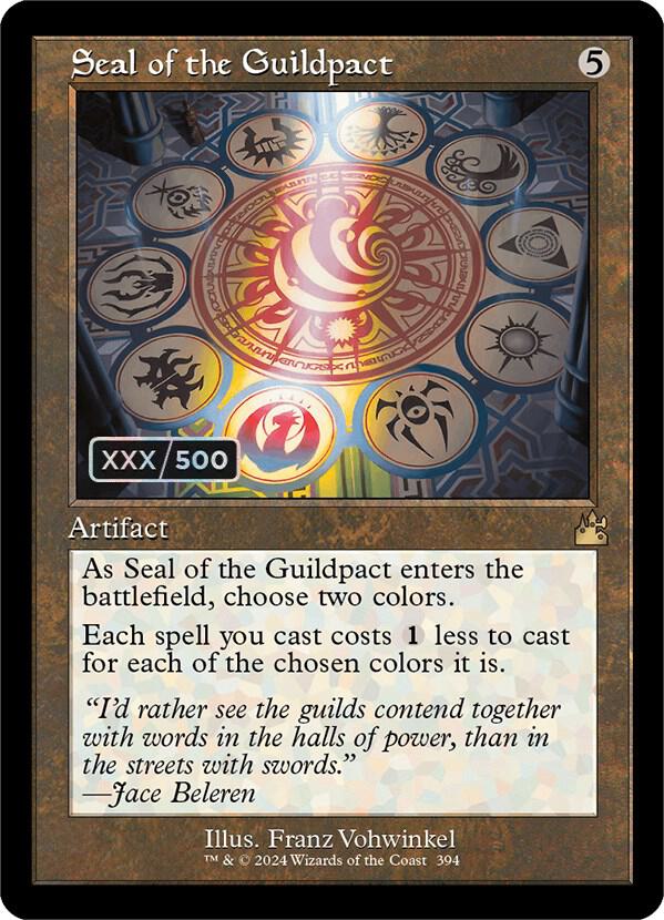 Seal of the Guildpact [#0394 Retro Serialized] (RVR-R)