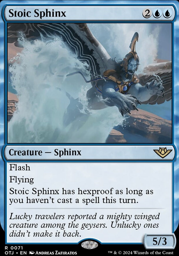 Stoic Sphinx [#0071] (OTJ-R-FOIL)