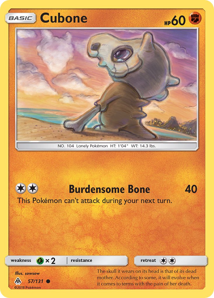 Cubone - 057/131 (FLI) Common - Near Mint