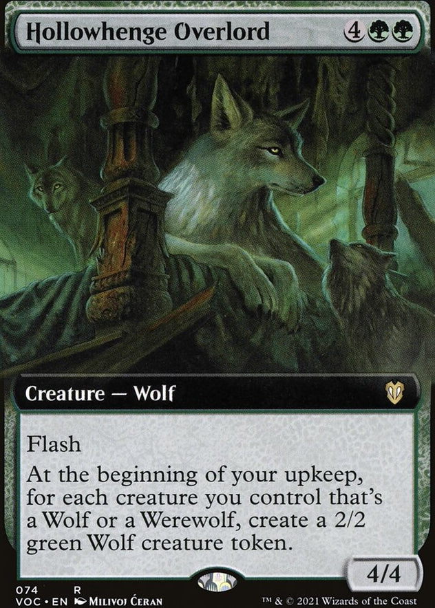 Hollowhenge Overlord [ #0074 Extended Art ] (VOC-R)