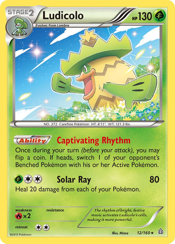 Ludicolo - 012/160 (PRC) Holo Rare - Near Mint Holofoil