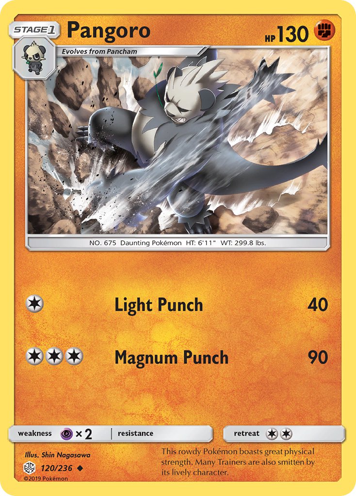 Pangoro - 120/236 (CEC) Uncommon - Near Mint
