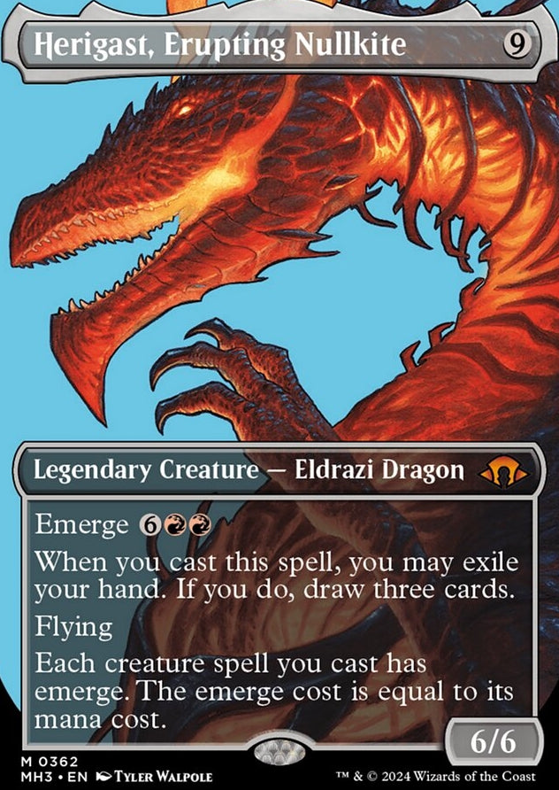 Herigast, Erupting Nullkite [#0362 Borderless] (MH3-M-FOIL)