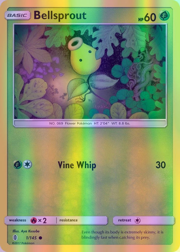 Bellsprout - 001/146 (SM:GRI) Common - Near Mint Reverse Holofoil