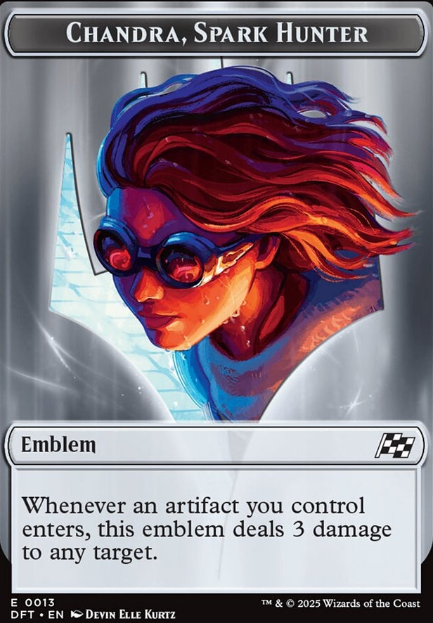 Chandra, Spark Hunter Emblem  [ #0013 ] (DFT-E) //  Vehicle  [ #0012 ] (DFT-T)