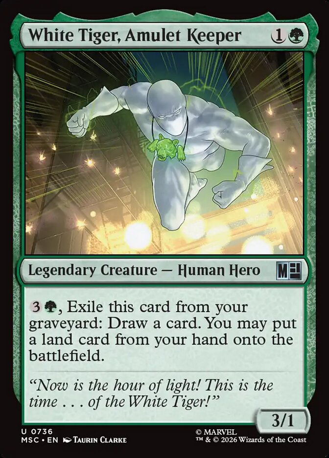 White Tiger, Amulet Keeper [ #0736 ] (MSC-U)