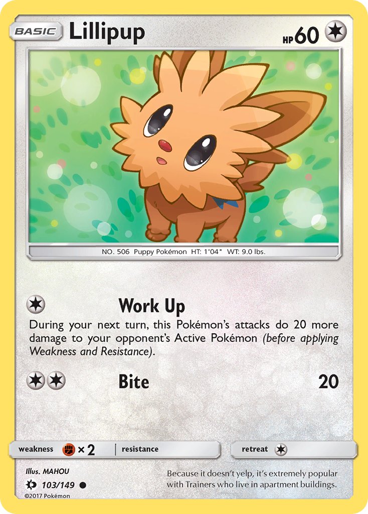 Lillipup - 103/149 (SM01) Common - Near Mint