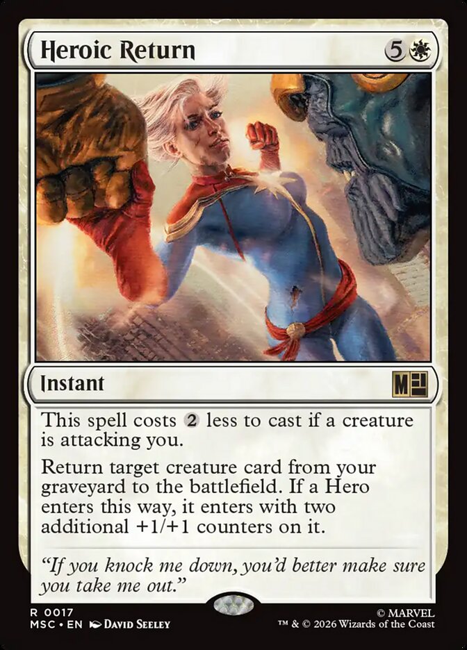 Heroic Return [ #0017 Surge Foil ] (MSC-R)