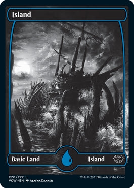 Island [#270 Full Art B&W] (VOW-C)