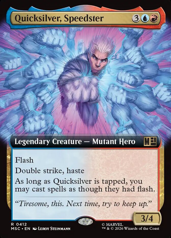 Quicksilver, Speedster [ #0412 Extended Art ] (MSC-R)