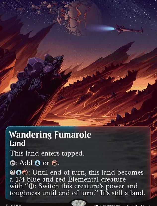 Wandering Fumarole [ #0180 Galaxy Foil Poster Stellar Sights ] (EOS-R)