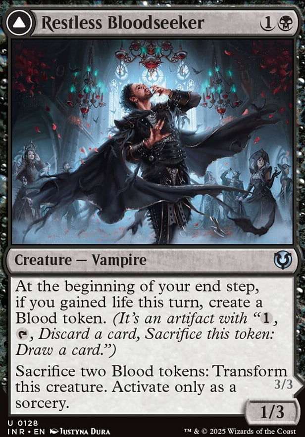 Restless Bloodseeker // Bloodsoaked Reveler [ #0128 ] (INR-U)