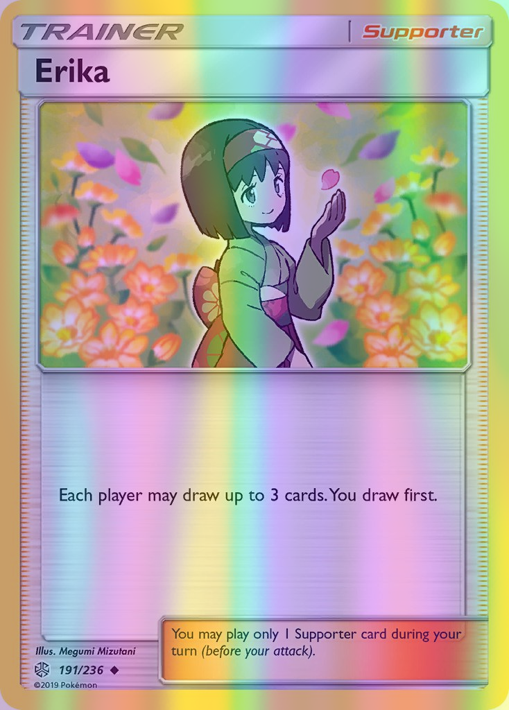 Erika - 191/236 (CEC) Uncommon - Near Mint Reverse Holofoil