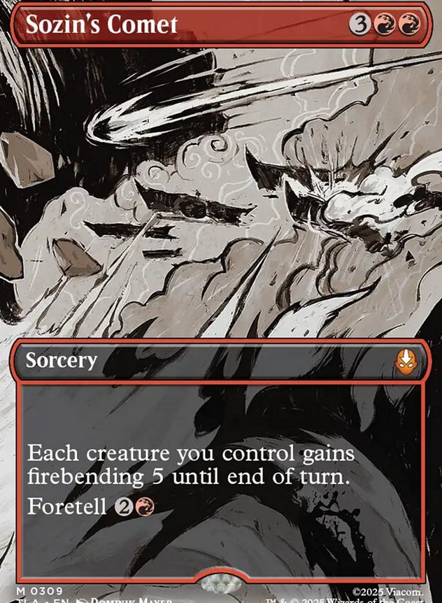 Sozin's Comet [ #0309 Borderless ] (TLA-M)