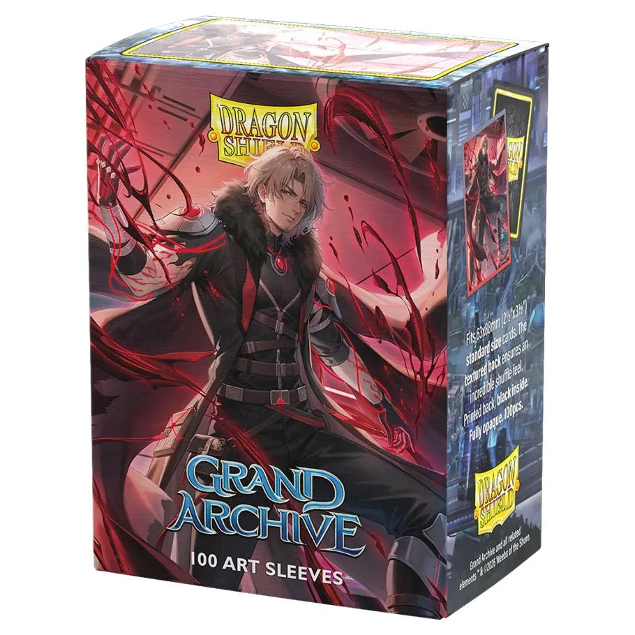 Dragon Shield: Standard - Dual Matte Art: Grand Archive - Dante, Hemomancer 100 Count