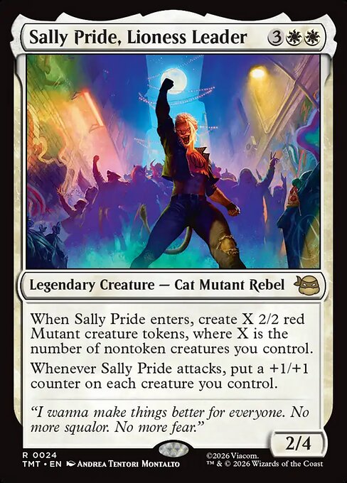 Sally Pride, Lioness Leader [ #0024 ] (TMT-R)