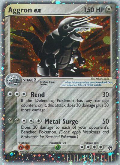 Aggron ex (95/100) Light Play Holofoil