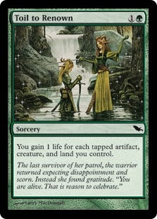 Toil to Renown (SHM-C)