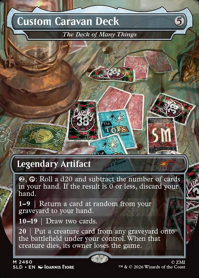 Custom Caravan Deck [ #2460 The Deck of Many Things ] (SLD-R)