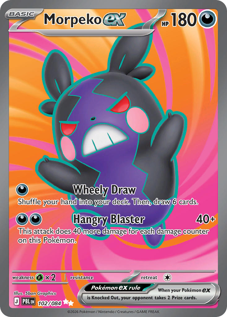 Morpeko ex - 102/084 (PBL) Ultra Rare