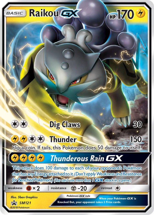 Raikou GX - SM121 (SM:PR) Promo - Near Mint Holofoil