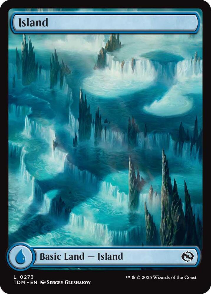 Island [ #0273 Full Art ] (TDM-L)
