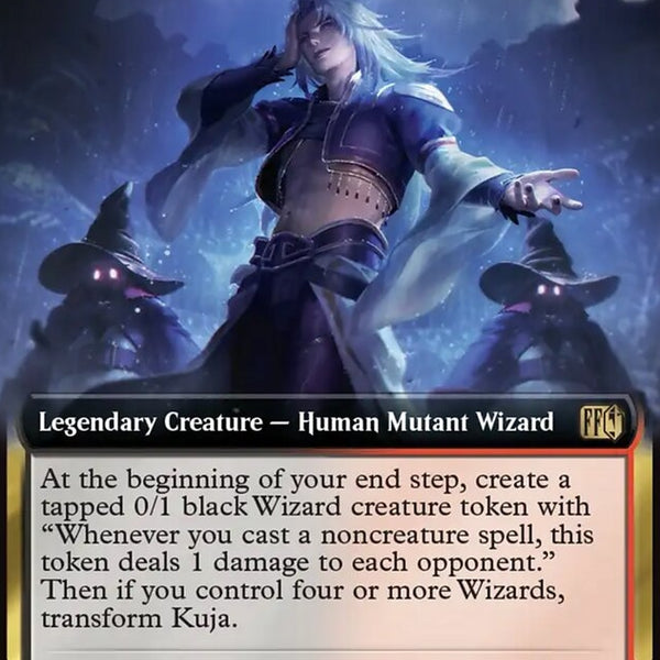 kuja mtg card Kuja, Genome Sorcerer // Trance Kuja, Fate Defied [ #0497 Extended Art