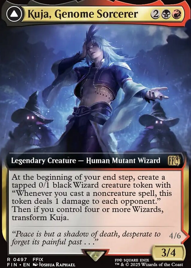 Kuja, Genome Sorcerer // Trance Kuja, Fate Defied [ #0497 Extended Art ] (FIN-R)
