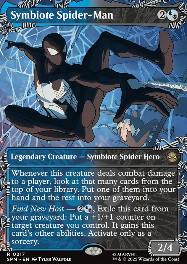 Symbiote Spider-Man [ #0217 Borderless ] (SPM-R)