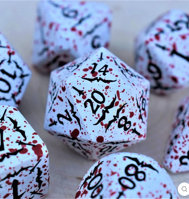 The Sword of Vlad Metal Dice Set