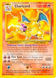 Charizard - 3/110 (WotC Legendary Collection) - Deck Exclusives (PR) Moderate Play