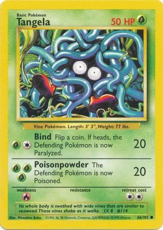 Tangela - 066/102 (BS) Common - Near Mint