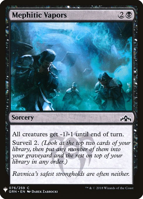 Mephitic Vapors [Mystery Booster #0709] (GRN-C)