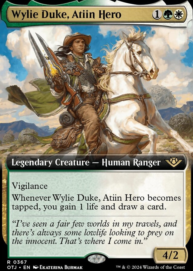 Wylie Duke, Atiin Hero [#0367 Extended Art] (OTJ-R-FOIL)