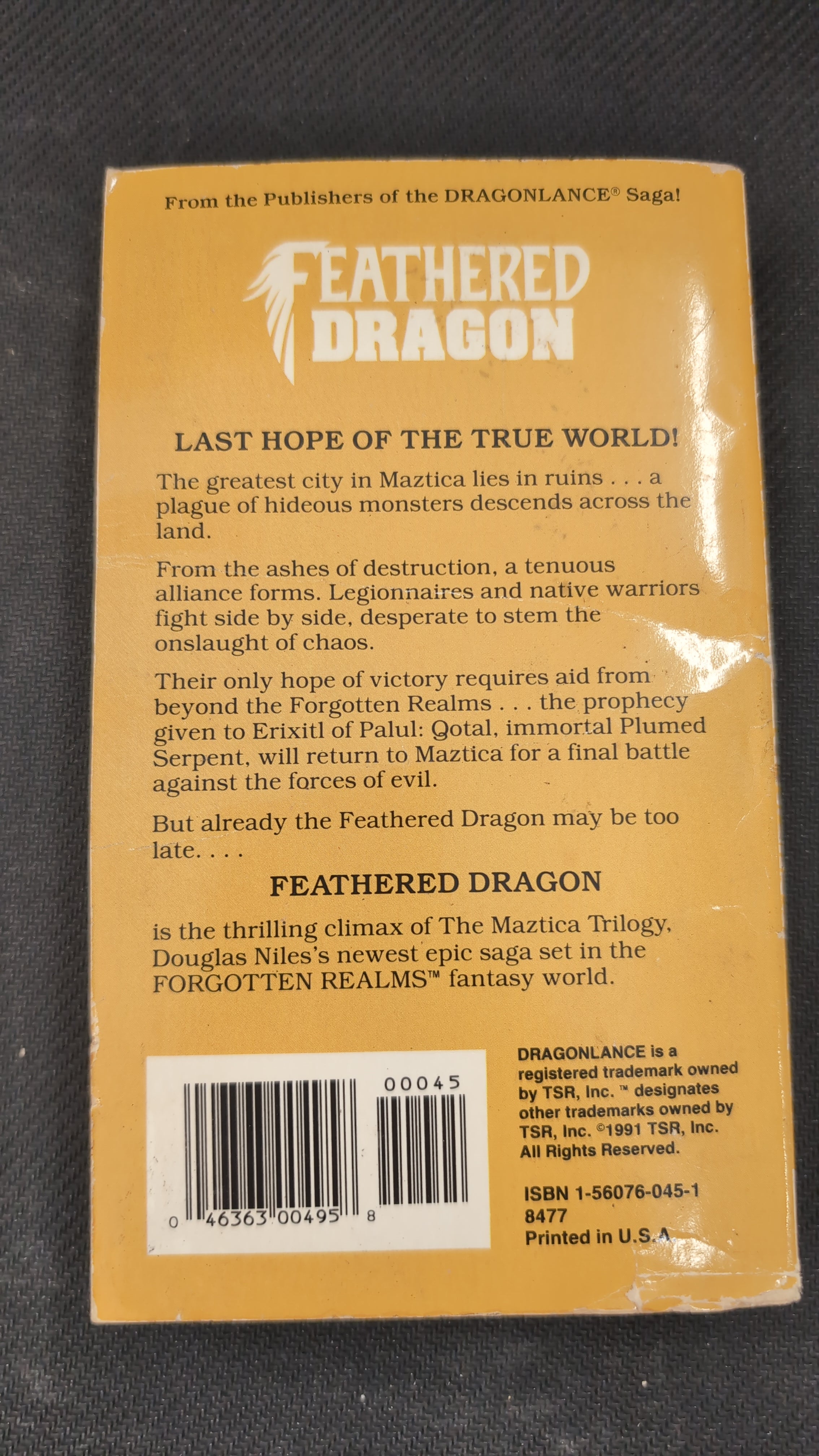 Forgotten Realms: Feathered Dragon - The Maztica Trilogy Book III [ Paperback ] (USED)
