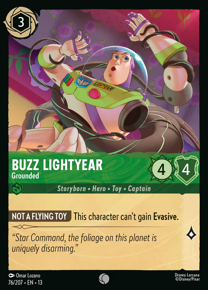 Buzz Lightyear - Grounded (076/204 - Attack of the Vine!) Common
