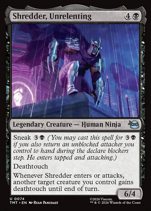 Shredder, Unrelenting [ #0074 ] (TMT-U)