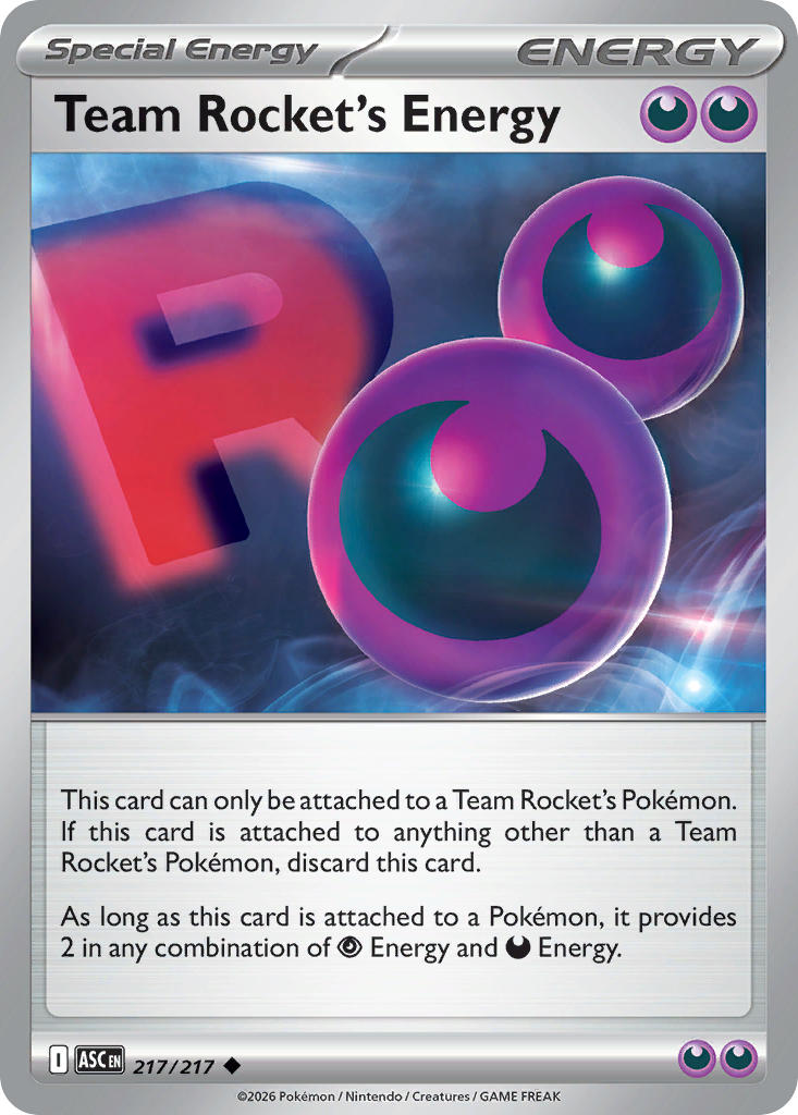 Team Rocket's Energy - 217/217 (ASC) Uncommon